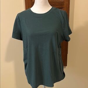 Madewell Softfade Cotton Tee in Greenish color  - Large